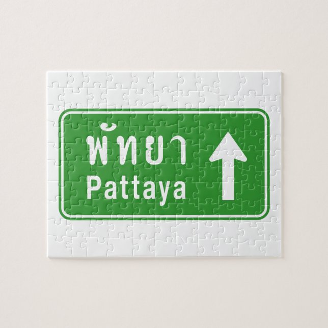 Puzzle Pattaya Antes ⚠ ⚠ De Tráfico De La Autopista Taila (Horizontal)