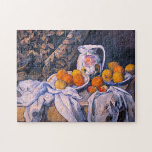 Puzzle Paul Cezanne - Bodegón con una cortina