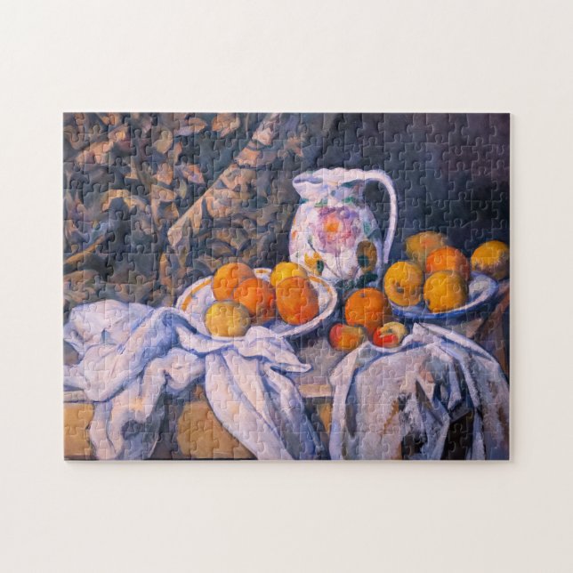 Puzzle Paul Cezanne - Bodegón con una cortina (Horizontal)