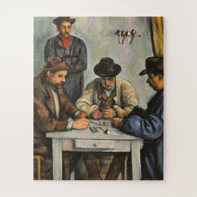 Puzzle Paul Cezanne - Los jugadores de cartas (Vertical)