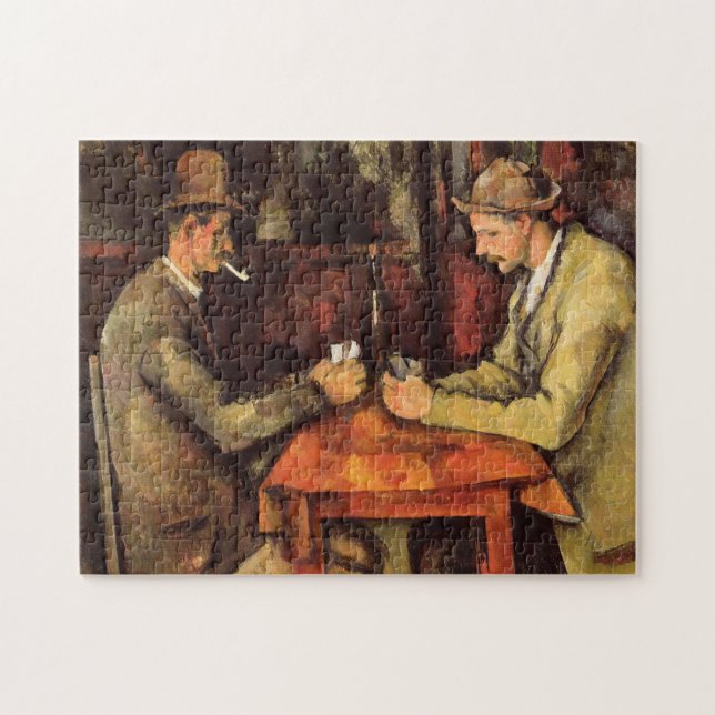 Puzzle PAUL CEZANNE - Los jugadores de tarjeta 1894 (Horizontal)