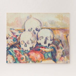 Puzzle Paul Cezanne - Los tres cráneos acuarela