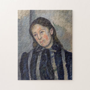 Puzzle Paul Cezanne - Madame Cezanne con el cabello suelt