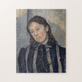 Puzzle Paul Cezanne - Madame Cezanne con el pelo suelto