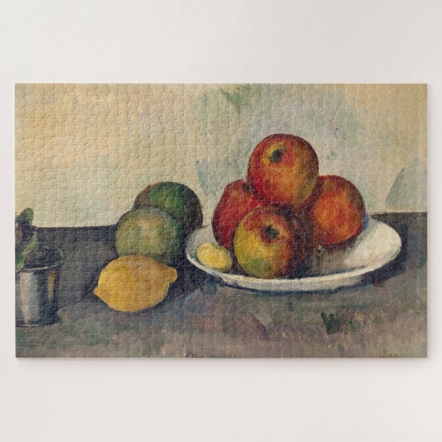 Puzzle Paul Cézanne sobre la vida con manzanas (Horizontal)