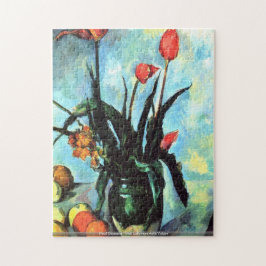 Puzzle Paul Cezanne - todavía florero de la vida con los