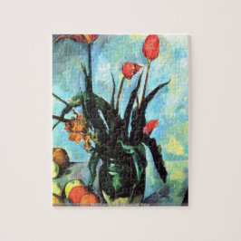 Puzzle Paul Cezanne - todavía florero de la vida con los