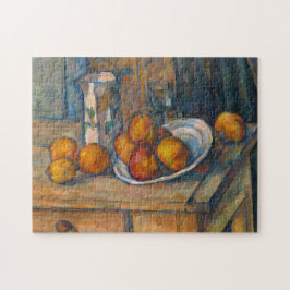 Puzzle Paul Cezanne - Todavía la vida con jugo de leche y