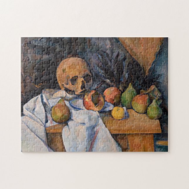Puzzle Paul Cezanne - Todavía la vida con Skull (Horizontal)