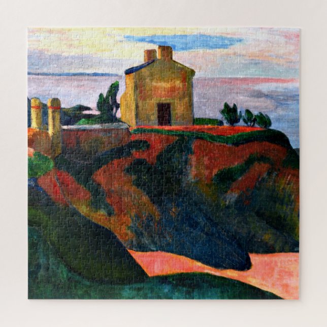 Puzzle Paul Gauguin, la casa en Pan-Du (Vertical)
