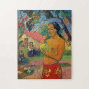 Puzzle Paul Gauguin - Mujer sosteniendo una fruta