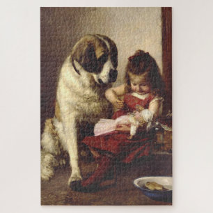 Puzzle Paul Hermann Wagner: Mejores Amigos Arte Victorian