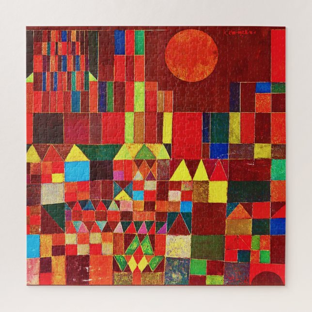 Puzzle Paul Klee “ Castle and Sun ” (Vertical)