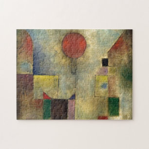 Puzzle Paul Klee Red Balloon Resumen Pintura de Arte