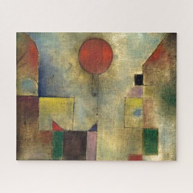Puzzle Paul Klee Red Balloon Resumen Pintura de Arte (Horizontal)