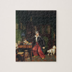 Puzzle Pavel Fedotov el desayuno del aristócrata