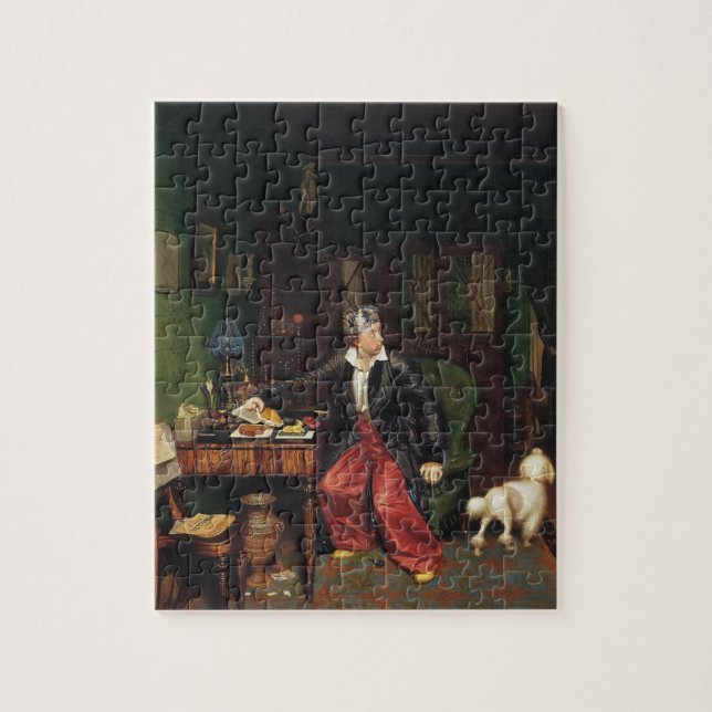 Puzzle Pavel Fedotov el desayuno del aristócrata (Vertical)