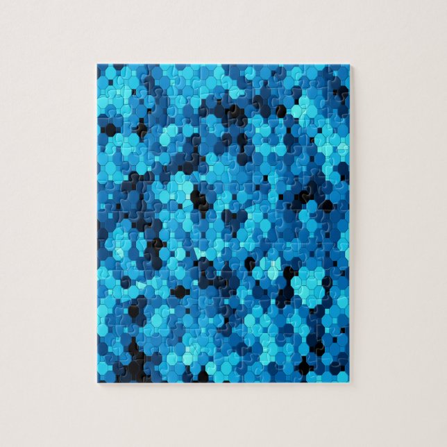 Puzzle Pavimento en azul... (Vertical)