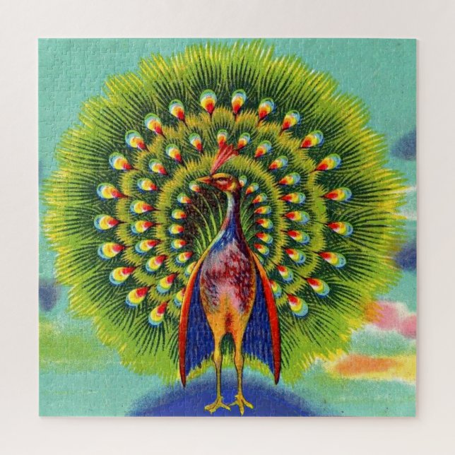 Puzzle pavo real (Vertical)