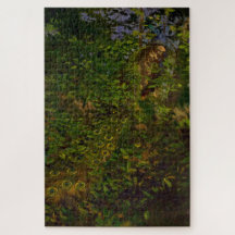 Pavo real en el bosque (por Abbott Henderson Thaye