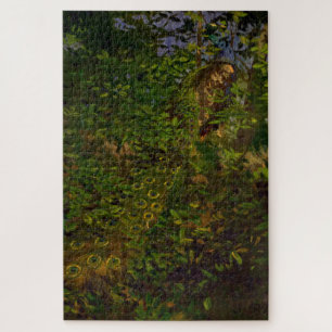 Puzzle Pavo real en el bosque (por Abbott Henderson Thaye