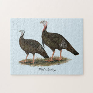 Puzzle Pavos Salvajes del Este en Pareja