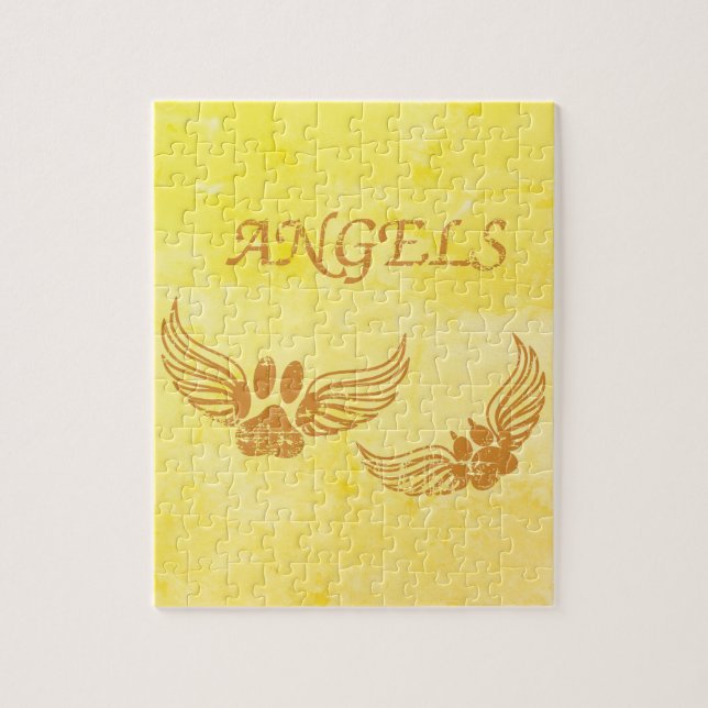 Puzzle Paws de Mascota Angel con problemas (Vertical)