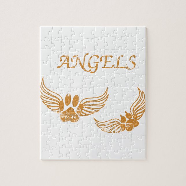 Puzzle Paws de Mascota Angel con problemas (Vertical)