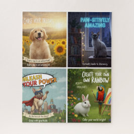 Puzzle Paws & Positivity: Your Daily Dose of Inspiration