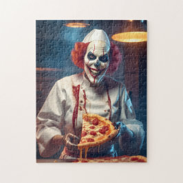Puzzle Payaso de la Chef Malvado Fundición Pizza Scary Sk