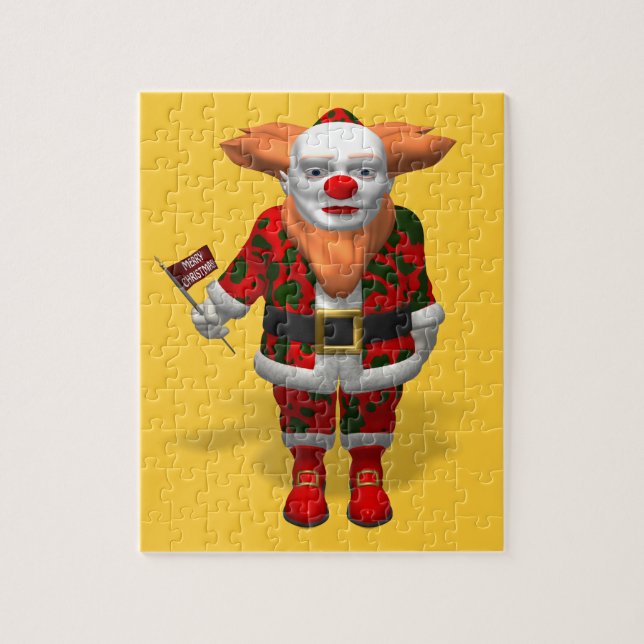 Puzzle Payaso de Santa Claus (Vertical)