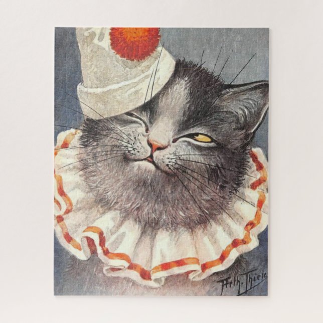 Puzzle Payaso gato de Arthur Thiele (Vertical)