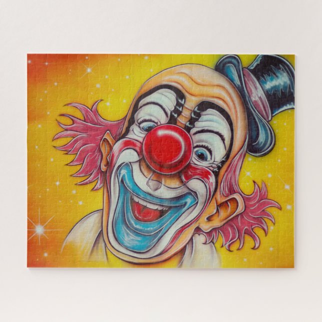 Puzzle Payaso gracioso Personalizado (Horizontal)
