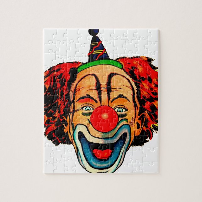 Puzzle Payaso loco del vintage (Vertical)