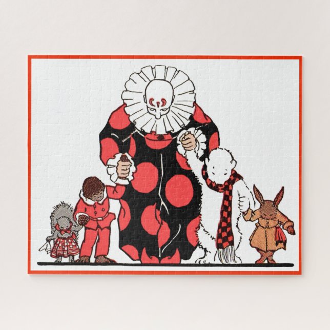 Puzzle payaso y amigos se llevan el arco (Horizontal)