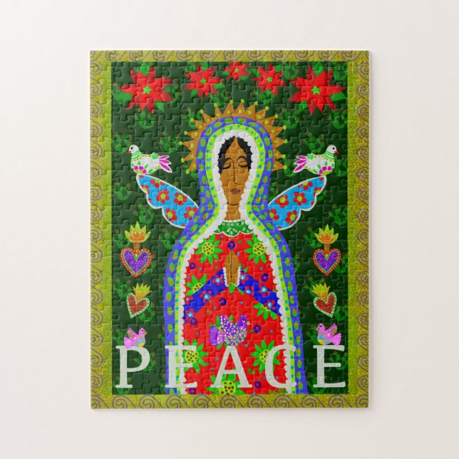 Puzzle Paz de Nuestra Señora de Guadalupe Angel (Vertical)