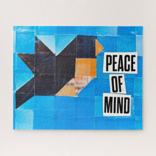 Puzzle Paz Mental Pájaro en Vuelo Cielo Azul Tranquilizad
