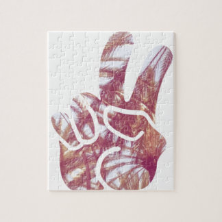 Puzzle Paz y palmeras