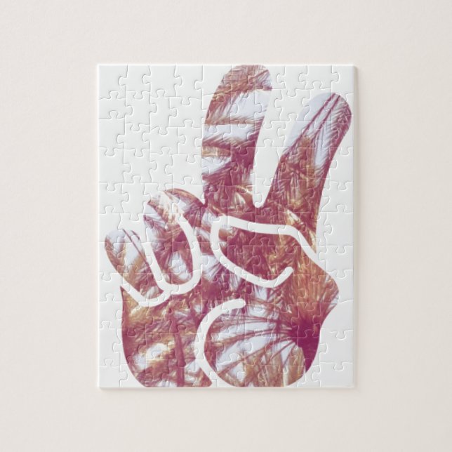 Puzzle Paz y palmeras (Vertical)