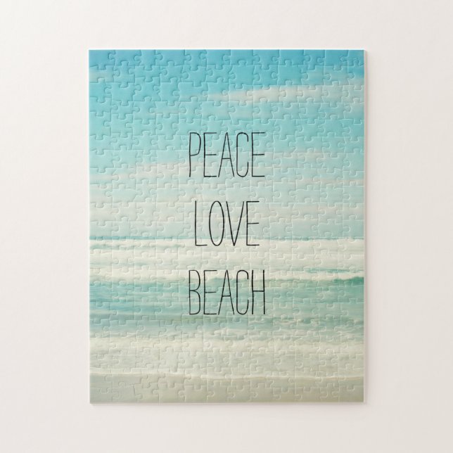 Puzzle Peace Love Beach (Vertical)