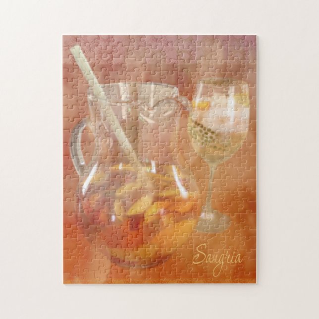 Puzzle Peach Sangria (Vertical)