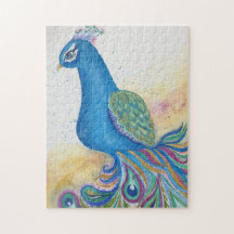 Puzzle Peacock