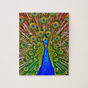 Puzzle Peacock