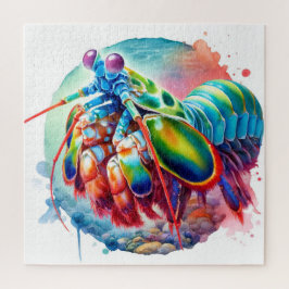 Puzzle Peacock Mantis Shrimp REF253 - Watercolor