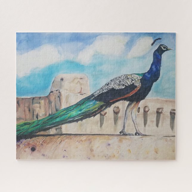 Puzzle Peacock Sky (Horizontal)