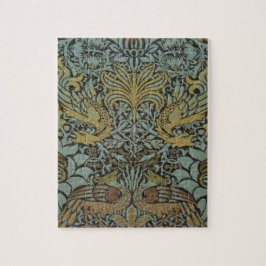 Puzzle Peacock y Dragón (por William Morris)