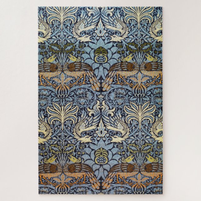Puzzle Peacock y Dragón, William Morris (Vertical)