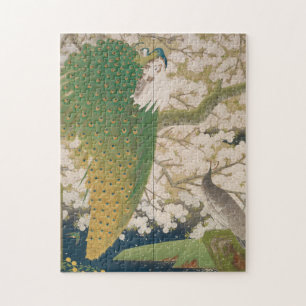 Puzzle Peacocks y cerezo (1925)