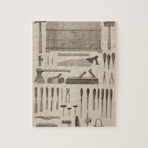 Puzzle Pecho de la herramienta de un caballero, del