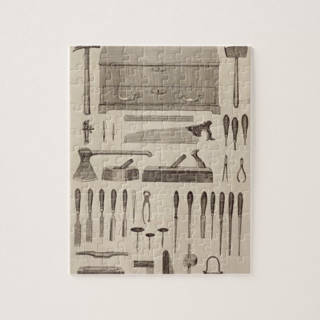 Puzzle Pecho de la herramienta de un caballero, del (Vertical)